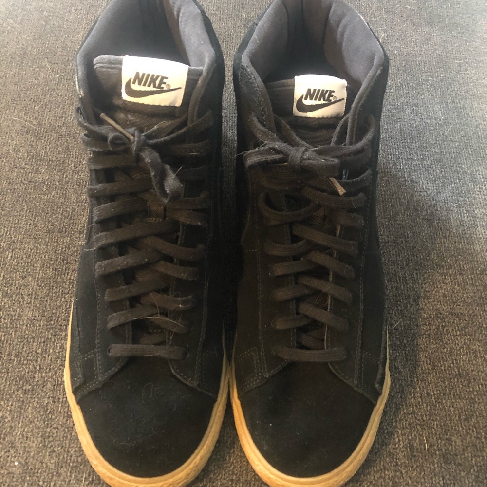 Black High Top Nike Blazers - Men’s 12